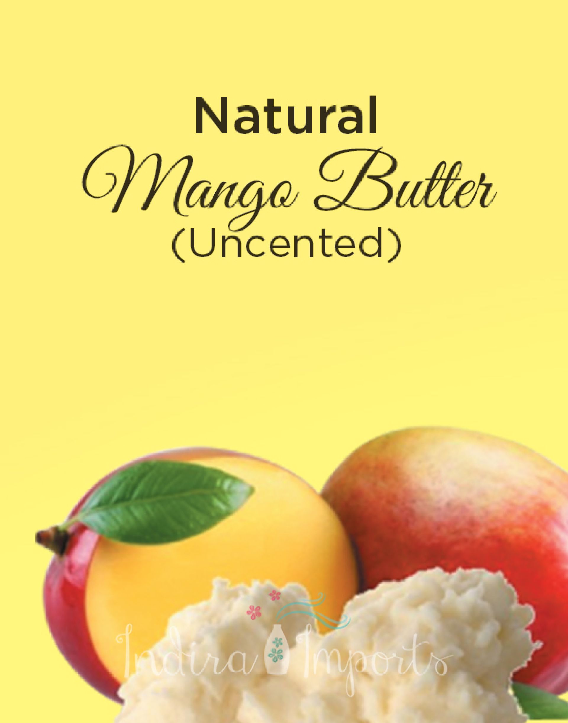 100% Natural Mango Butter (Uncented)