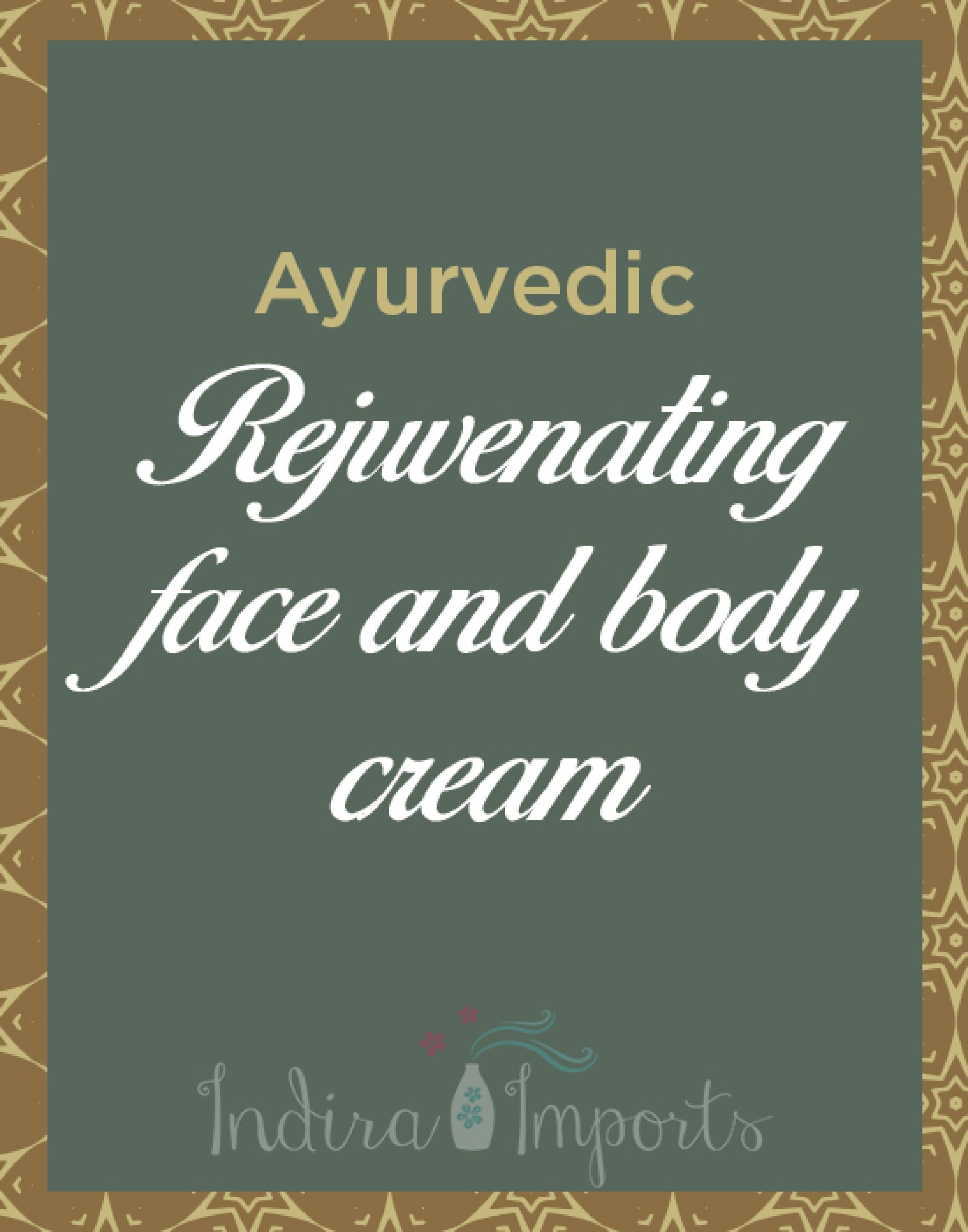 Rejuvenating Face and Body Cream